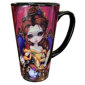 COPY - Disney WonderGround Gallery Belle TALL Coffee Cup/Mug by Jasmine Becket …